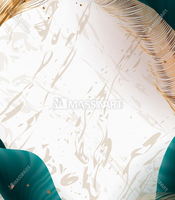 Plumes colorées - Caisse Américaine - Massinart.ma  décoration murale au Maroc